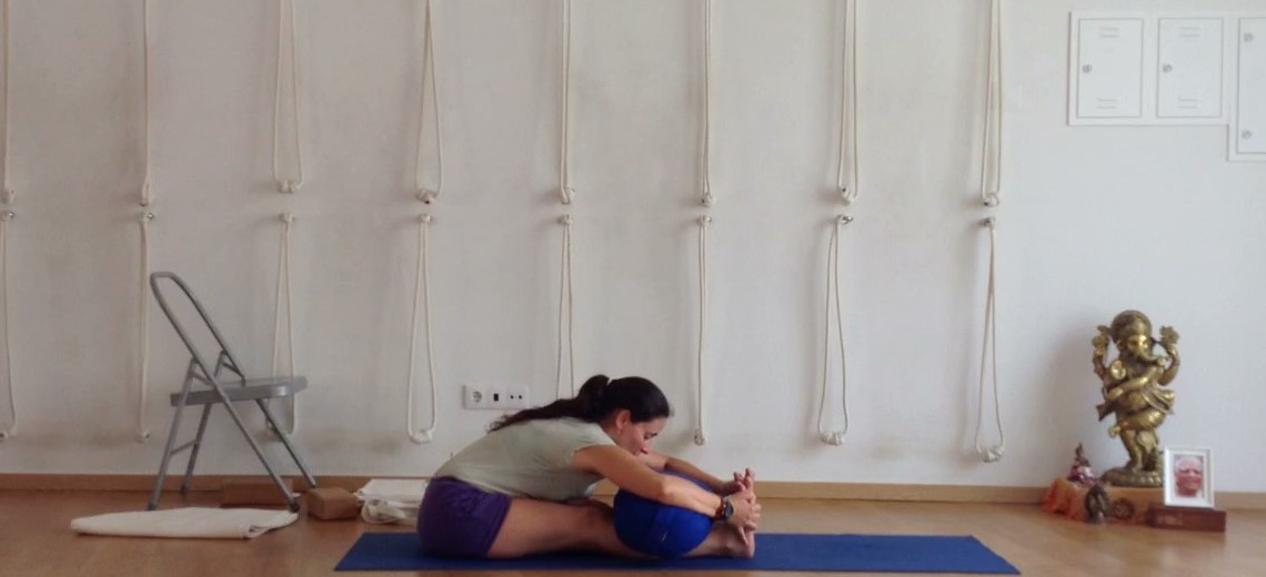Nesta aula de Iyengar Yoga efetuaremos algumas preparações para as posturas sentadas de extensão do tronco à frente. Esta é uma aula de nível geral, que requerer que os alunos já tenham algum domínio das posturas de pé.
